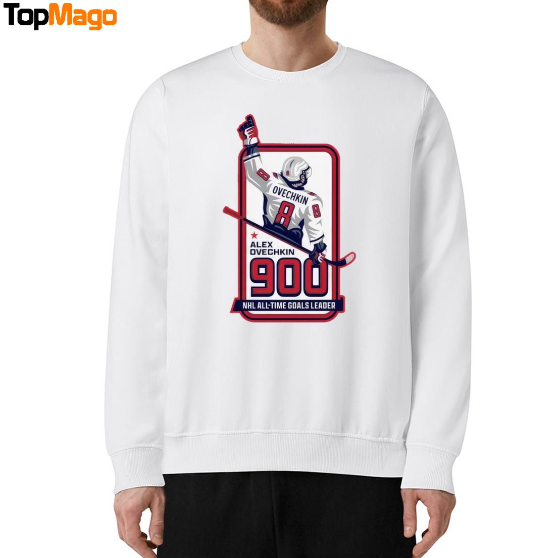 Alex Ovechkin 900 NHL All-Time Goals Leader T-Shirt, Hoodie, Sweatshirt, Ladies Boyfriend Shirt
