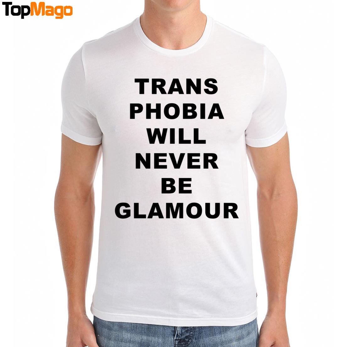 Charlie Craggs wears Trans Phobia Will Never Be Glamour Sweatshirt
