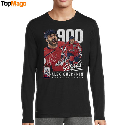 Alex Ovechkin 900 Goals T-Shirt, Hoodie, Sweatshirt, Ladies Boyfriend Shirt