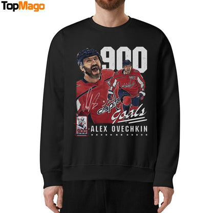 Alex Ovechkin 900 Goals T-Shirt, Hoodie, Sweatshirt, Ladies Boyfriend Shirt