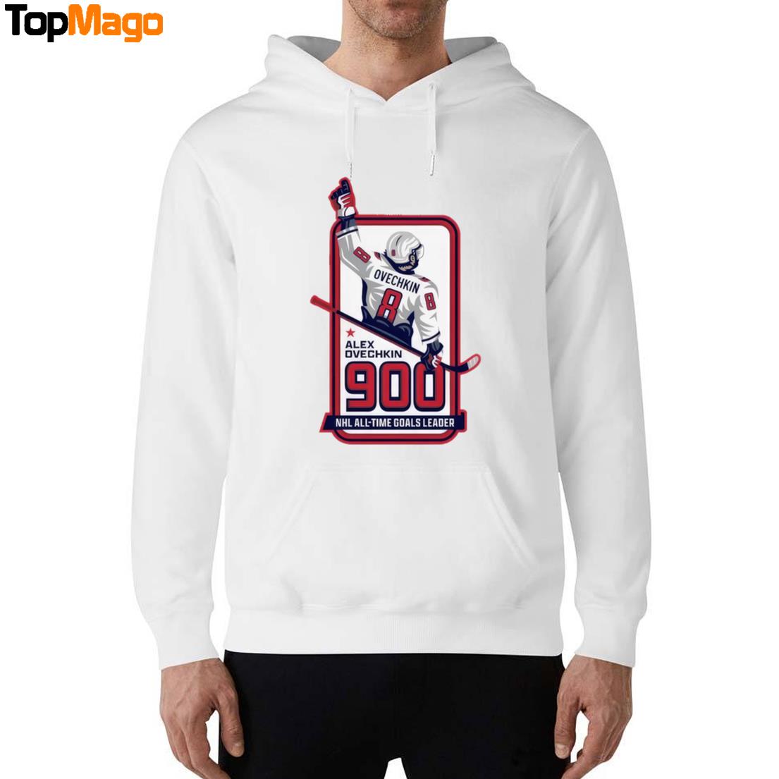 Alex Ovechkin 900 NHL All-Time Goals Leader T-Shirt, Hoodie, Sweatshirt, Ladies Boyfriend Shirt