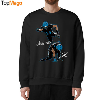 Amon-Ra St. Brown & Jahmyr Gibbs Superheroes T-Shirt