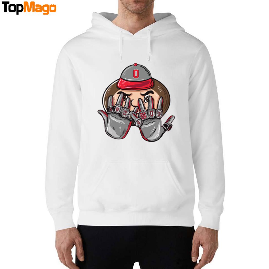 Barstool Ohio State 9 Rings Hoodie