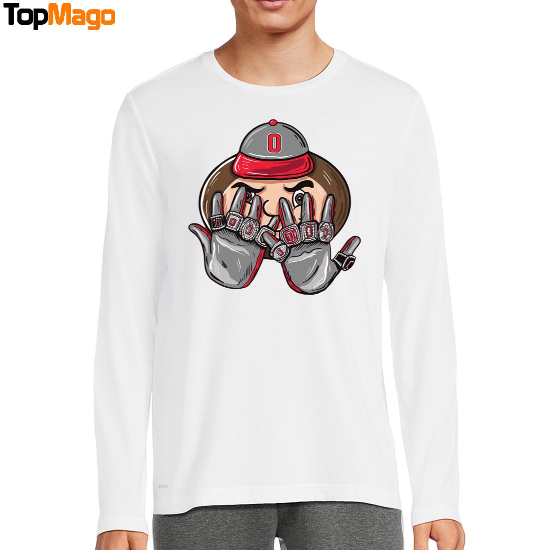 Barstool Ohio State 9 Rings Hoodie