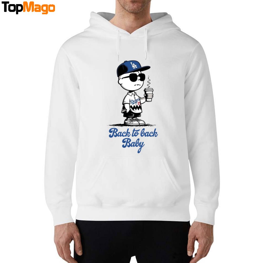 Charlie Brown Back To Back Baby LA Dodgers 2025 T-Shirt