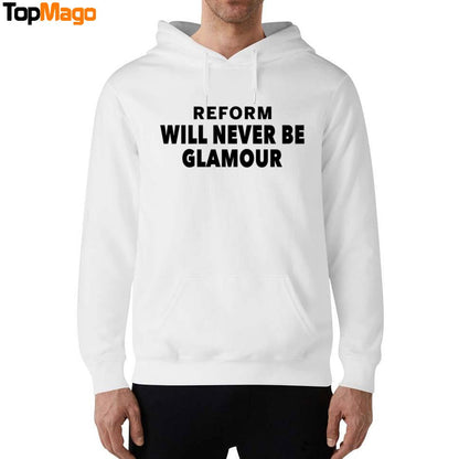 Charlie Craggs wears Reform Will Never Be Glamour T-Shirt