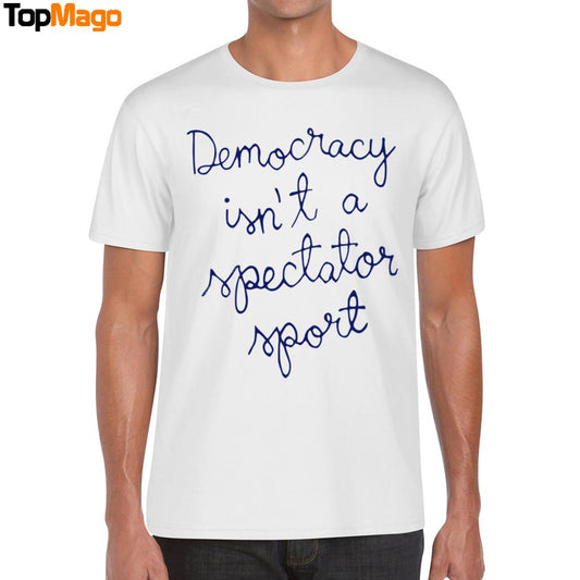 Democracy Is Not a Spectator Sport Nicolle Wallace T-Shirt, Hoodie, Sweatshirt, Ladies Boyfriend Shirt