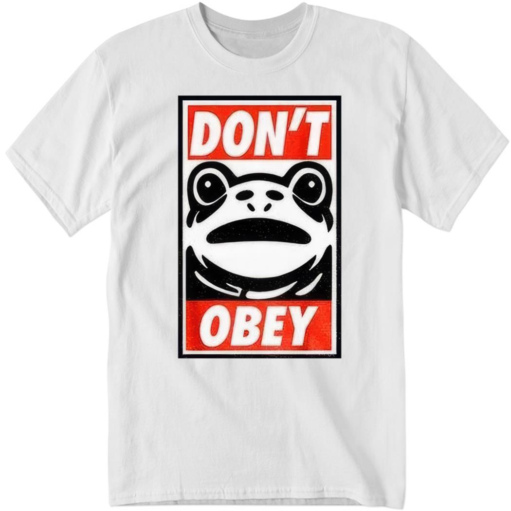 Dont Obey Portland Frog T-Shirt