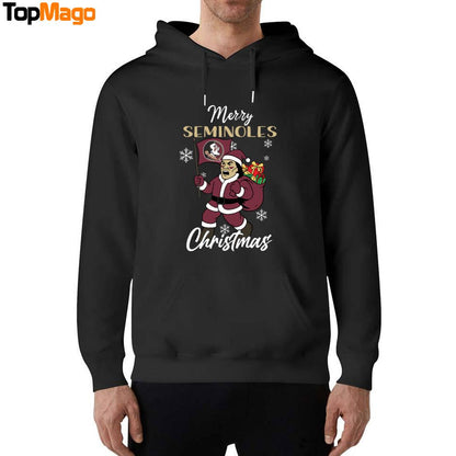 Florida State Seminoles Logo Pine Tree NCAA Merry Christmas 2025 Hoodie, Premium SS T-Shirt, Long Sleeve Shirt