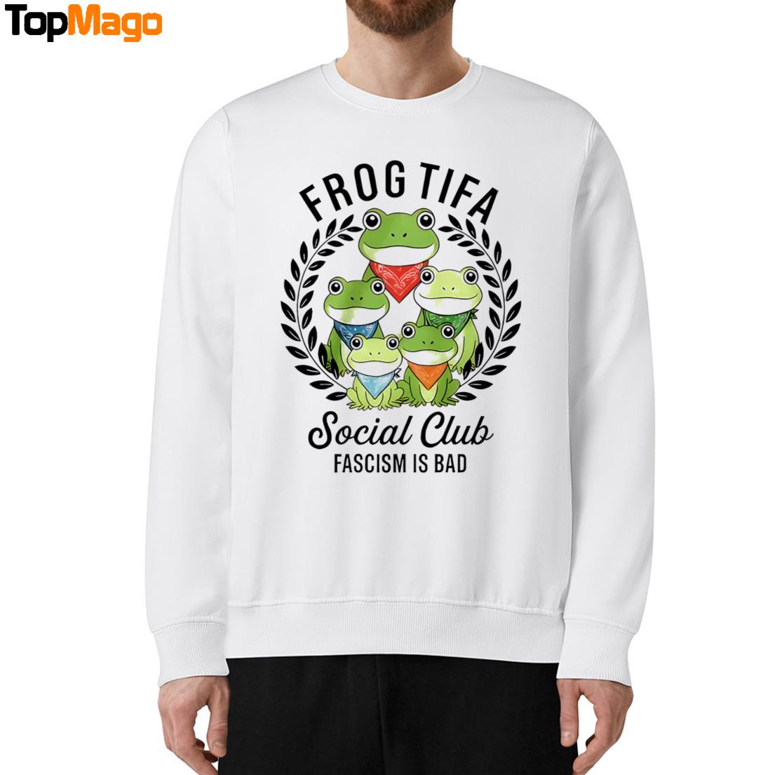 Frog Tifa Social Club Fascism Is Bad T-Shirt