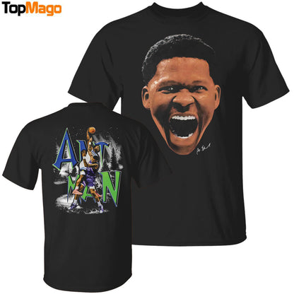 [Front-Back] Anthony Edwards BIG FACE GRAPHIC T-Shirt