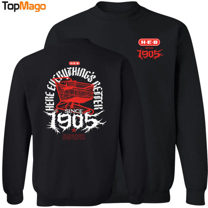 [Front-Back] HEB Metal Austin Texas x Connor Dwyer with The Health Alliance 2025 T-Shirt