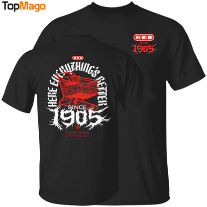 [Front-Back] HEB Metal Austin Texas x Connor Dwyer with The Health Alliance 2025 T-Shirt