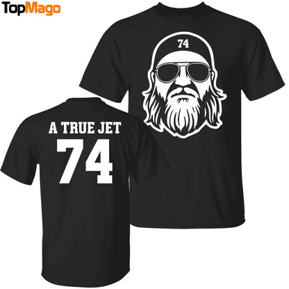 [Front-Back] Jets Honor Nick Mangold With Awesome Pregame Jet 74 Nick Mangold T-Shirt, Hoodie, Sweatshirt, Ladies Boyfriend Shirt