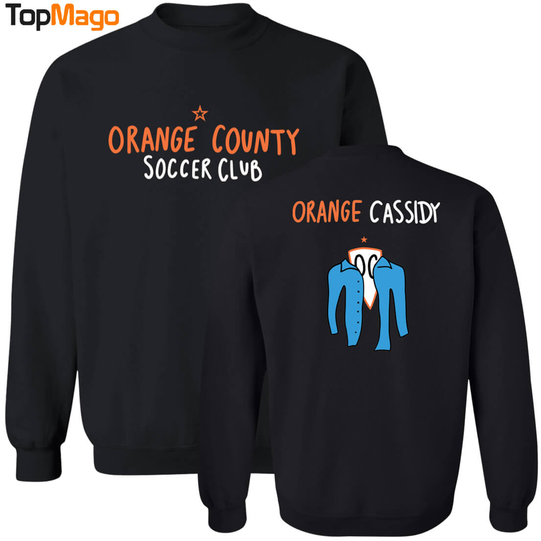 [Front-Back] Orange Cassidy x Orange County SC T-Shirt
