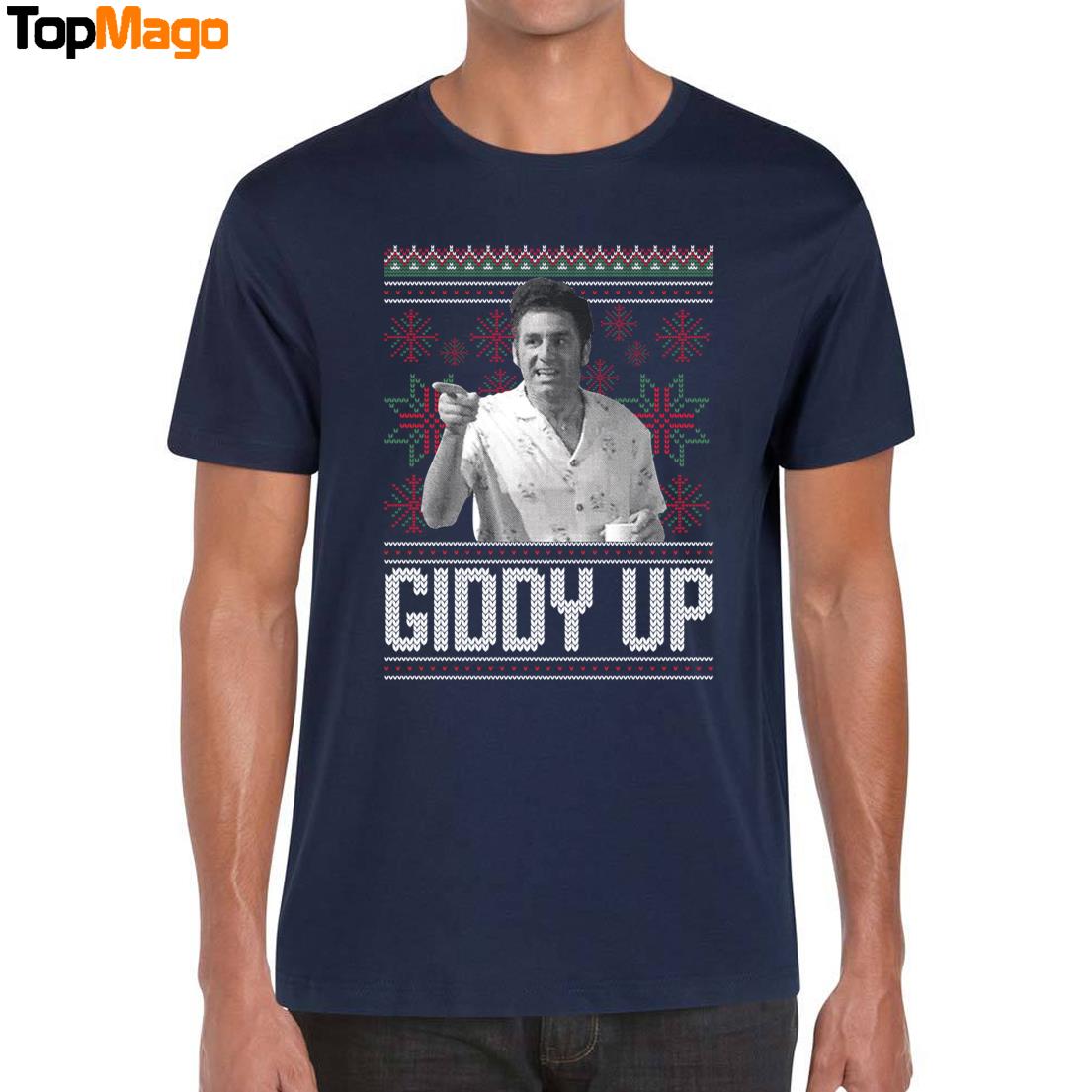 Giddy Up Christmas T-Shirt, Hoodie, Sweatshirt, Ladies Boyfriend Shirt