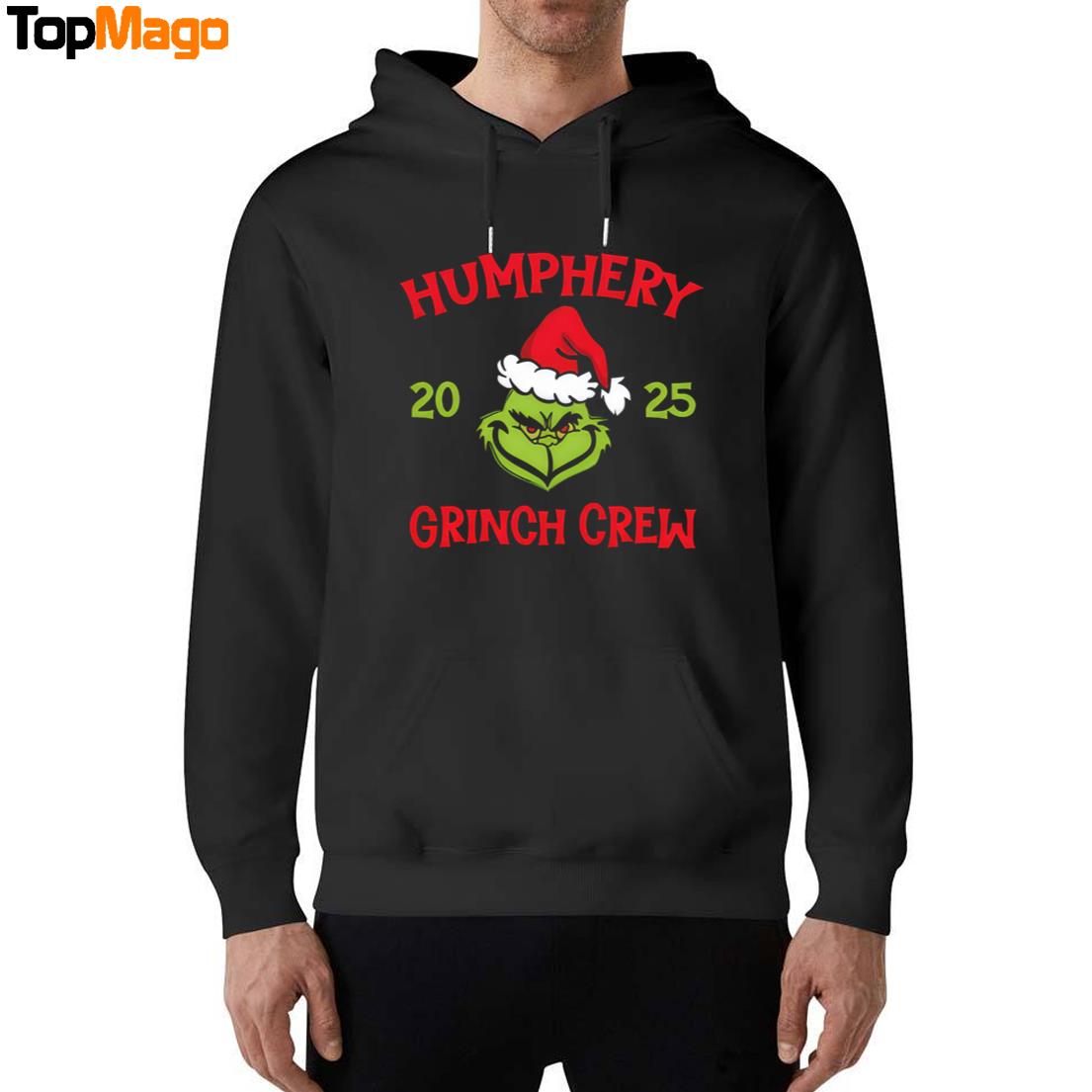 Humphery 2024- 2025 Christmas Cartoon Grinch Crew T-Shirt, Hoodie, Sweatshirt, Ladies Boyfriend Shirt