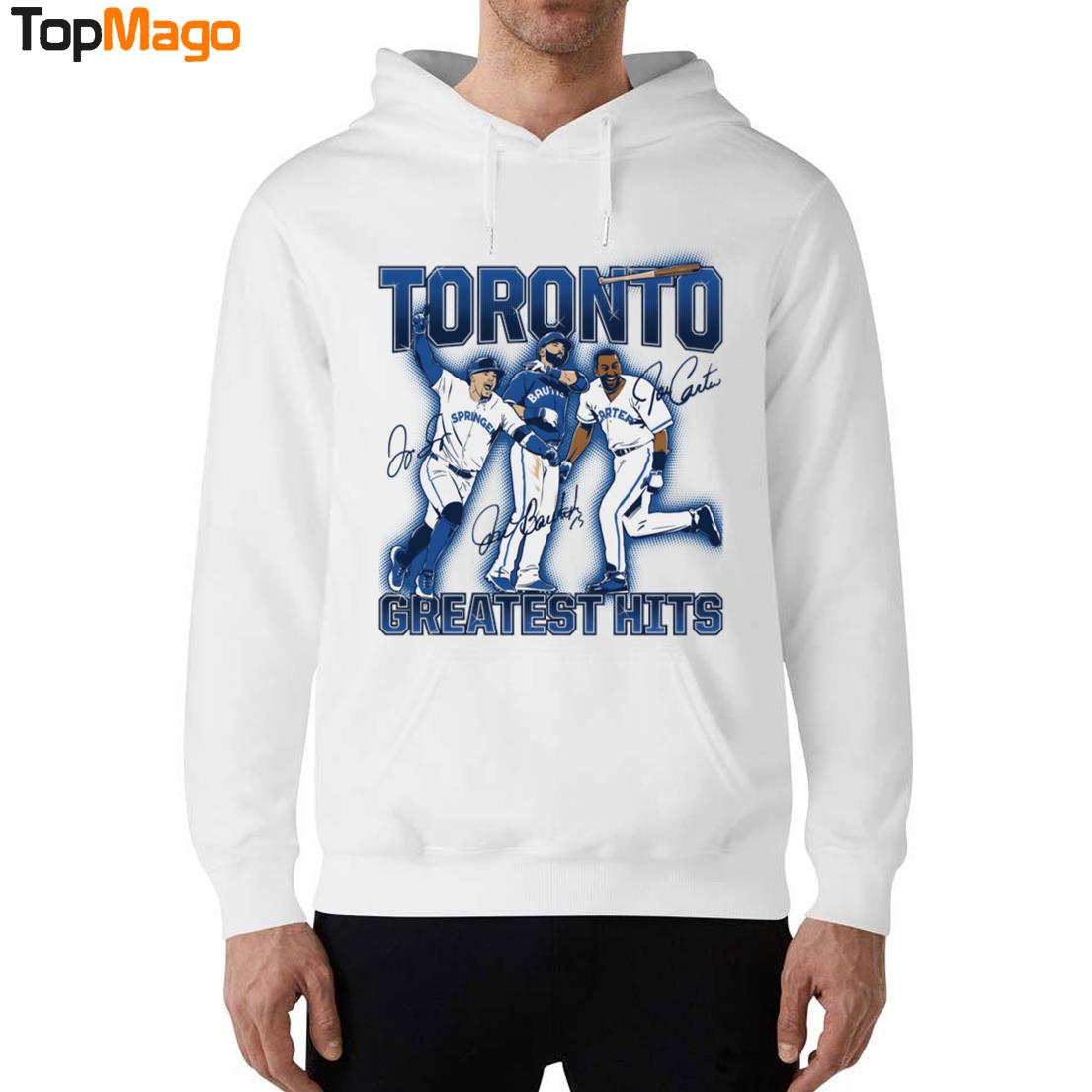 Joe Carter, Jose Bautista, & George Springer Toronto's Greatest Hits T-Shirt