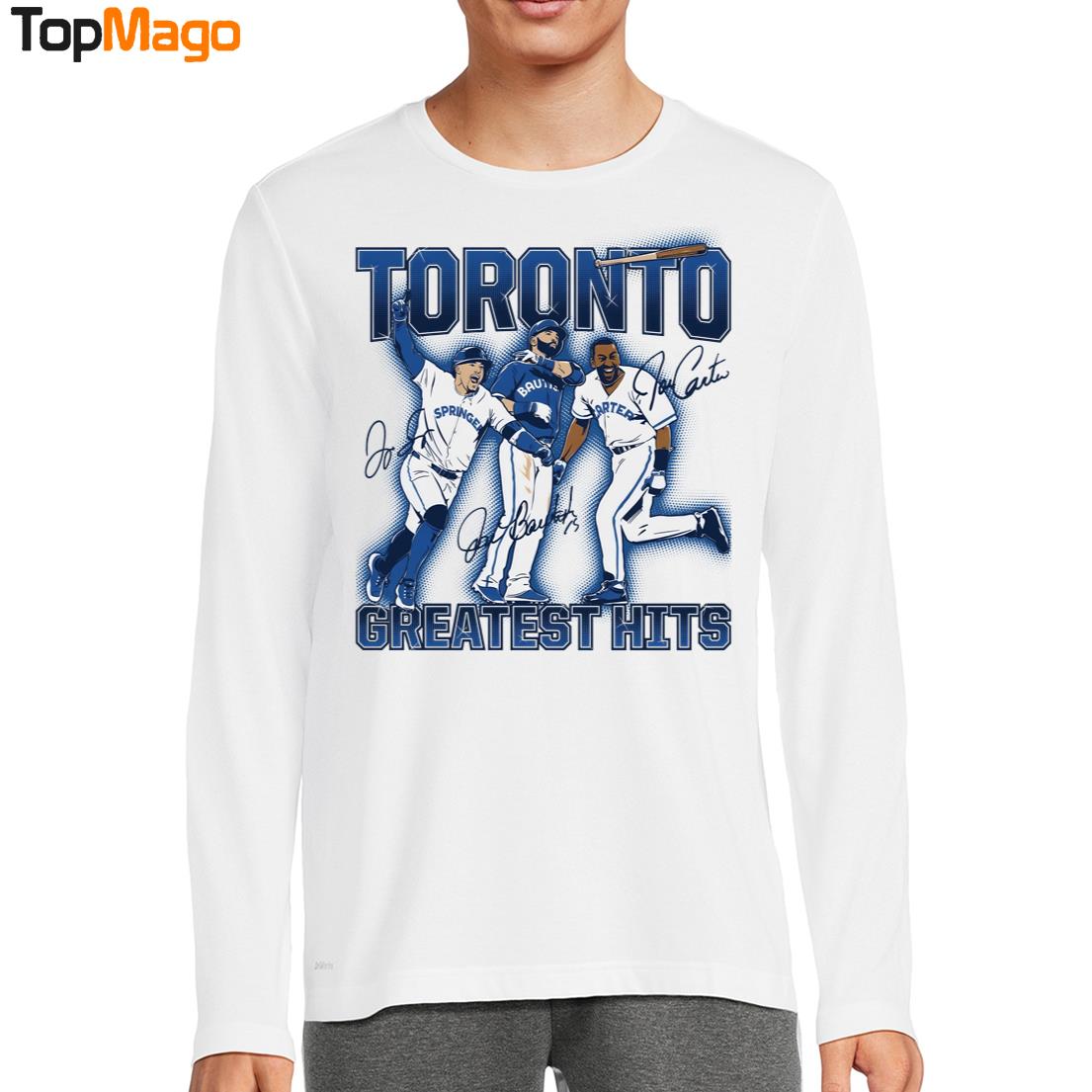 Joe Carter, Jose Bautista, & George Springer Toronto's Greatest Hits T-Shirt