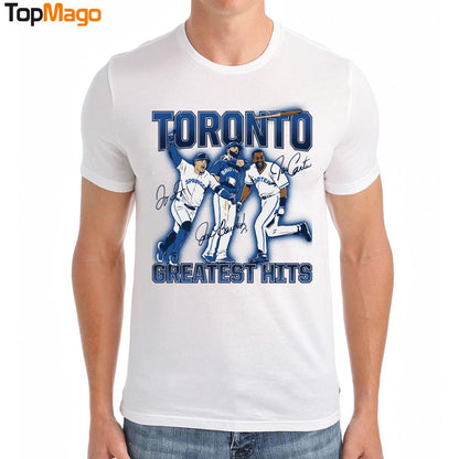 Joe Carter, Jose Bautista, & George Springer Toronto's Greatest Hits T-Shirt