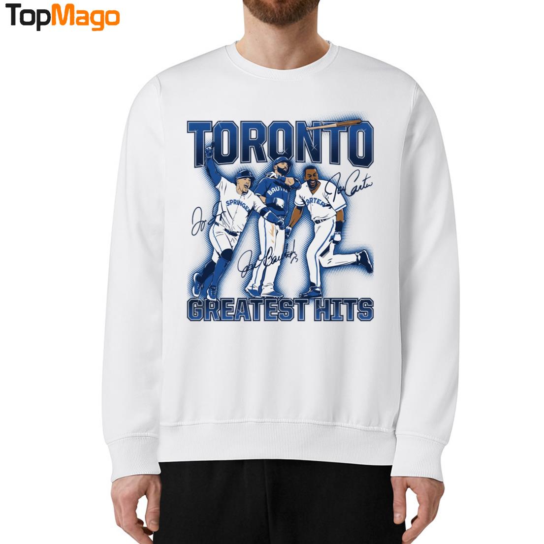 Joe Carter, Jose Bautista, & George Springer Toronto's Greatest Hits T-Shirt