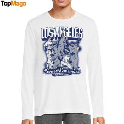 Los Angeles Baseball A Series to Remember Sweatshirt, Long Sleeve Shirt, Hoodie, Premium SS T-Shirt