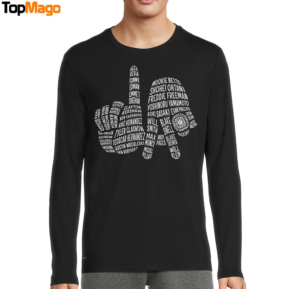 Major League Baseball Player Names Hoodie, Premium SS T-Shirt, Long Sleeve Shirt