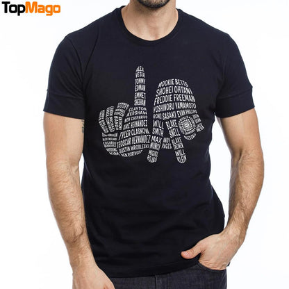 Major League Baseball Player Names Hoodie, Premium SS T-Shirt, Long Sleeve Shirt