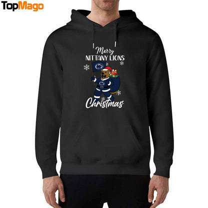 Penn State Nittany Lions Pine Tree NCAA Merry Christmas 2025 Sweatshirt, Long Sleeve Shirt, Hoodie, Premium SS T-Shirt