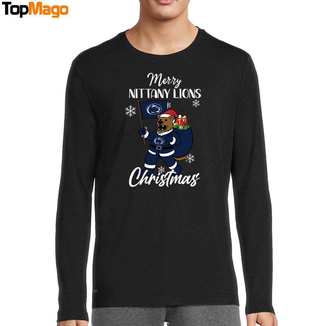 Penn State Nittany Lions Pine Tree NCAA Merry Christmas 2025 Sweatshirt, Long Sleeve Shirt, Hoodie, Premium SS T-Shirt