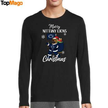 Penn State Nittany Lions Pine Tree NCAA Merry Christmas 2025 Sweatshirt, Long Sleeve Shirt, Hoodie, Premium SS T-Shirt