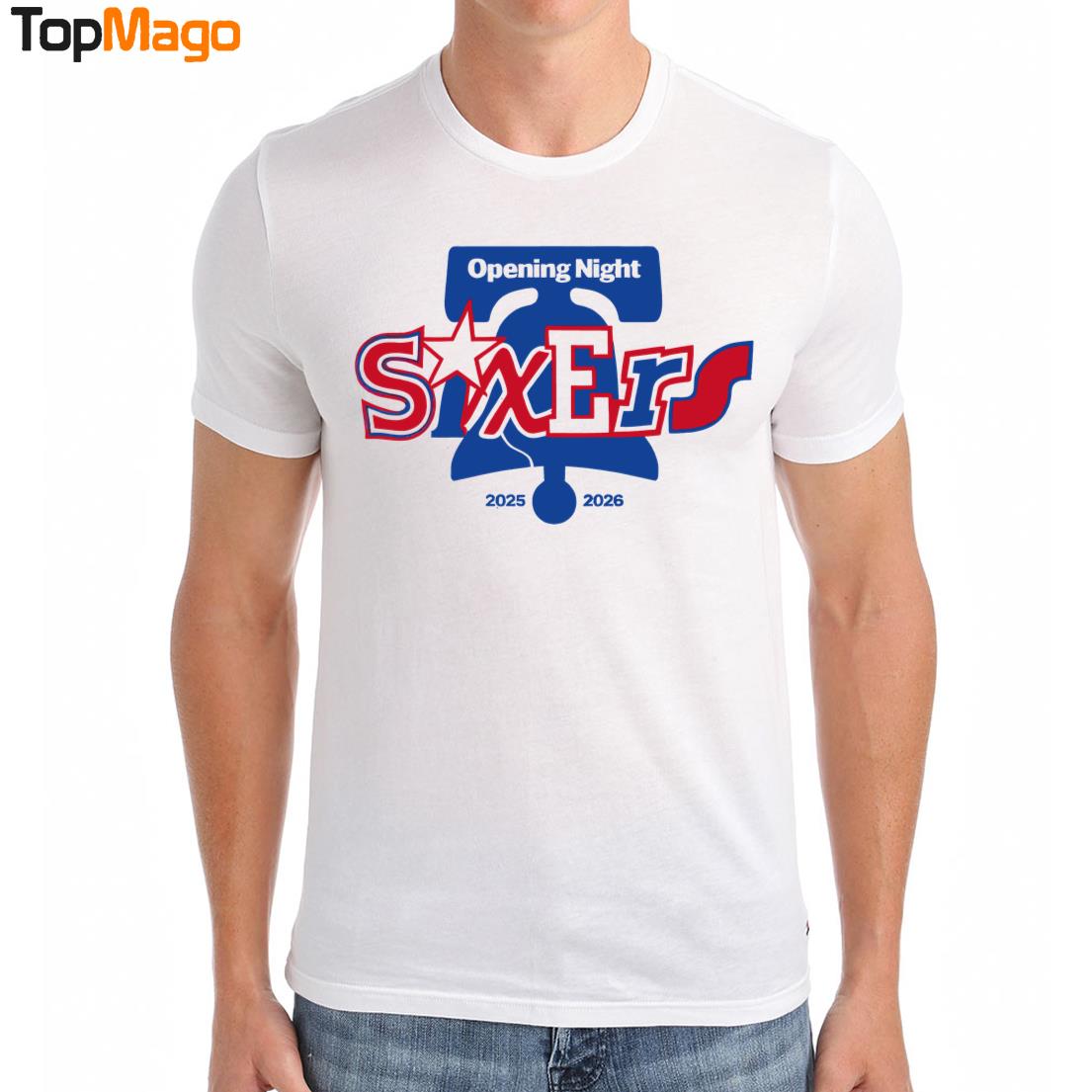 Philadelphia 76ers Opening Night 2025-2026 T-Shirt