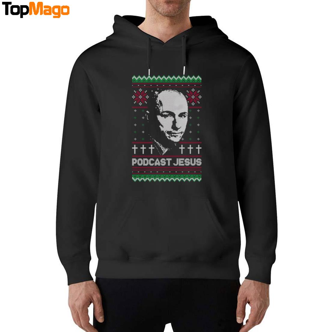 Podcast Jesus Christmas T-Shirt, Hoodie, Sweatshirt, Ladies Boyfriend Shirt