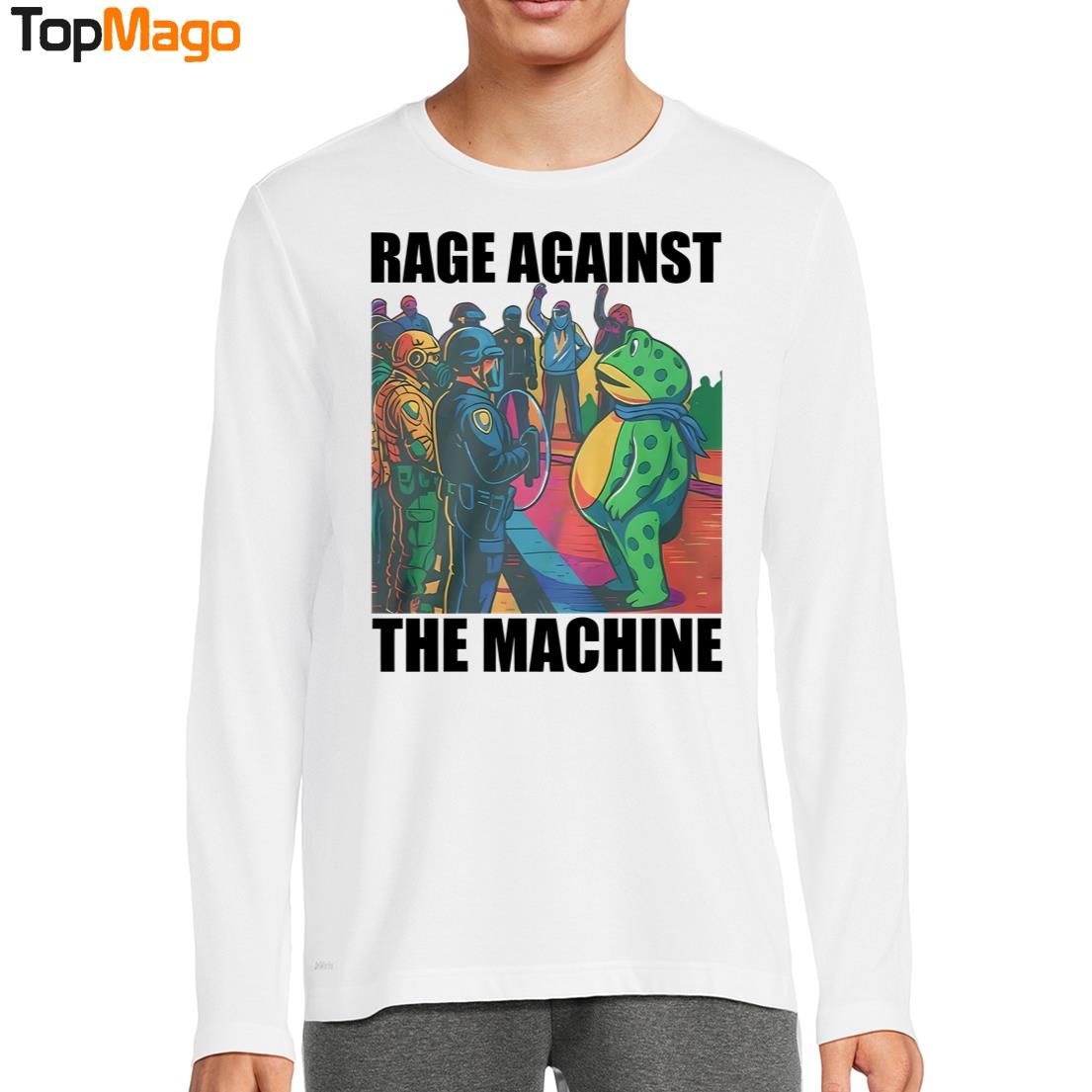 Portland Frog Colors Rage Against The Machine Hoodie