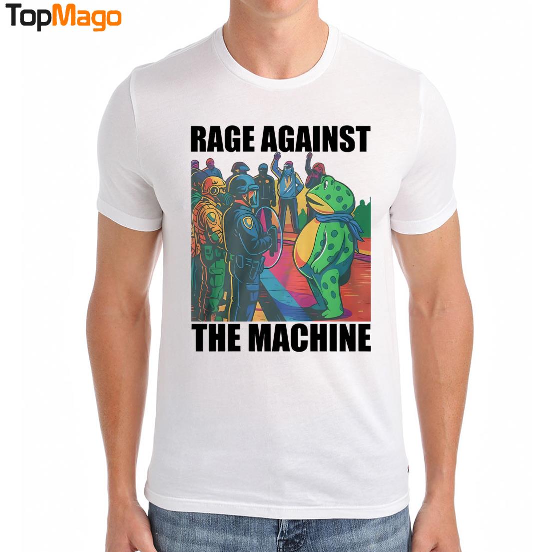 Portland Frog Colors Rage Against The Machine Hoodie