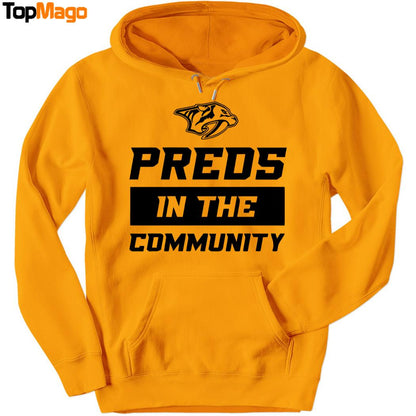 Preds in the Community Nashville Predators 2025 T-Shirt