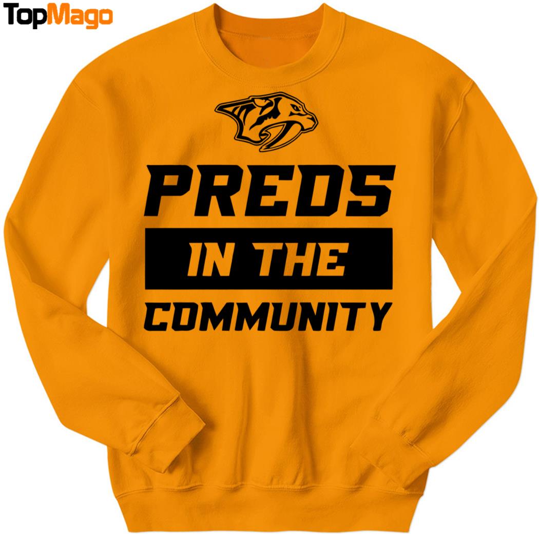 Preds in the Community Nashville Predators 2025 T-Shirt