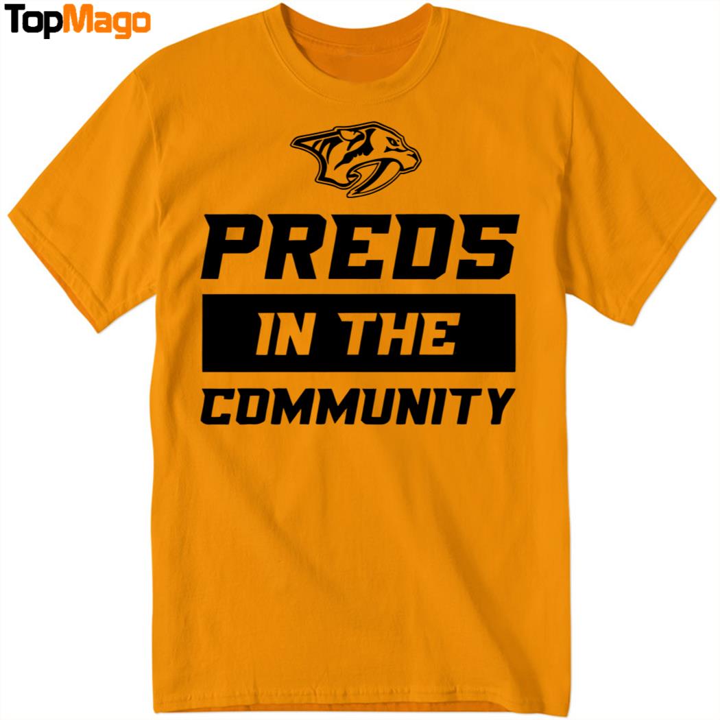 Preds in the Community Nashville Predators 2025 T-Shirt