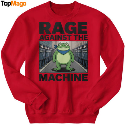 Rage Against The Machine Portland Frog Anti Police Ice T-Shirt