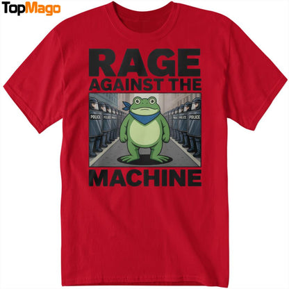 Rage Against The Machine Portland Frog Anti Police Ice T-Shirt
