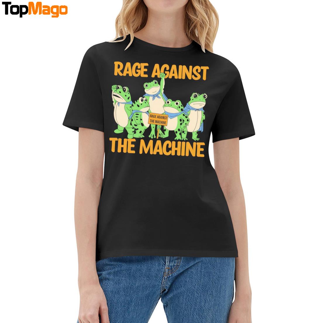 Rage Against The Machine Portland Frogs Stand Up Against ICE T-Shirt