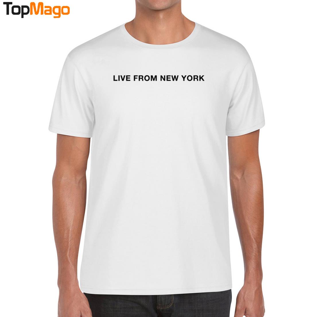 Sabrina Carpenter Embroidered Live From New York T-Shirt