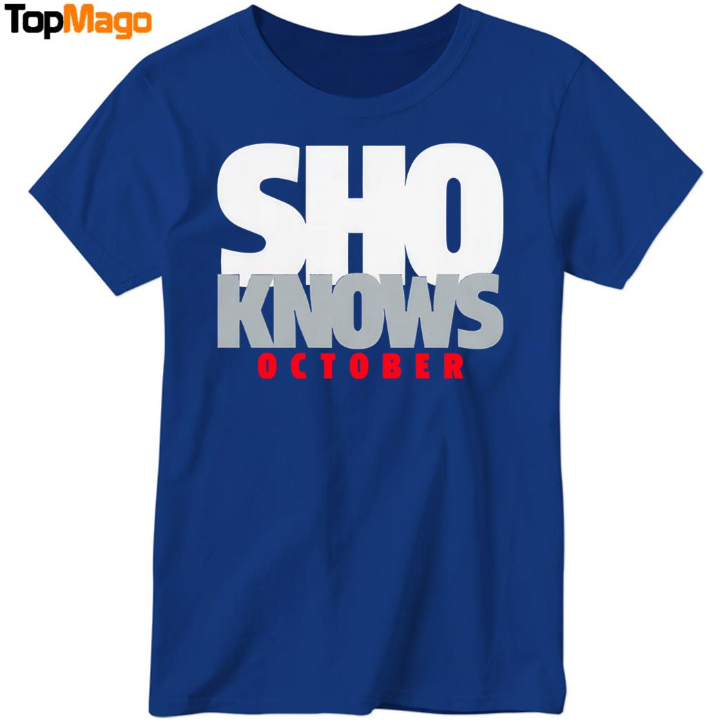 Sho Knows October Shohei Ohtani T-Shirt