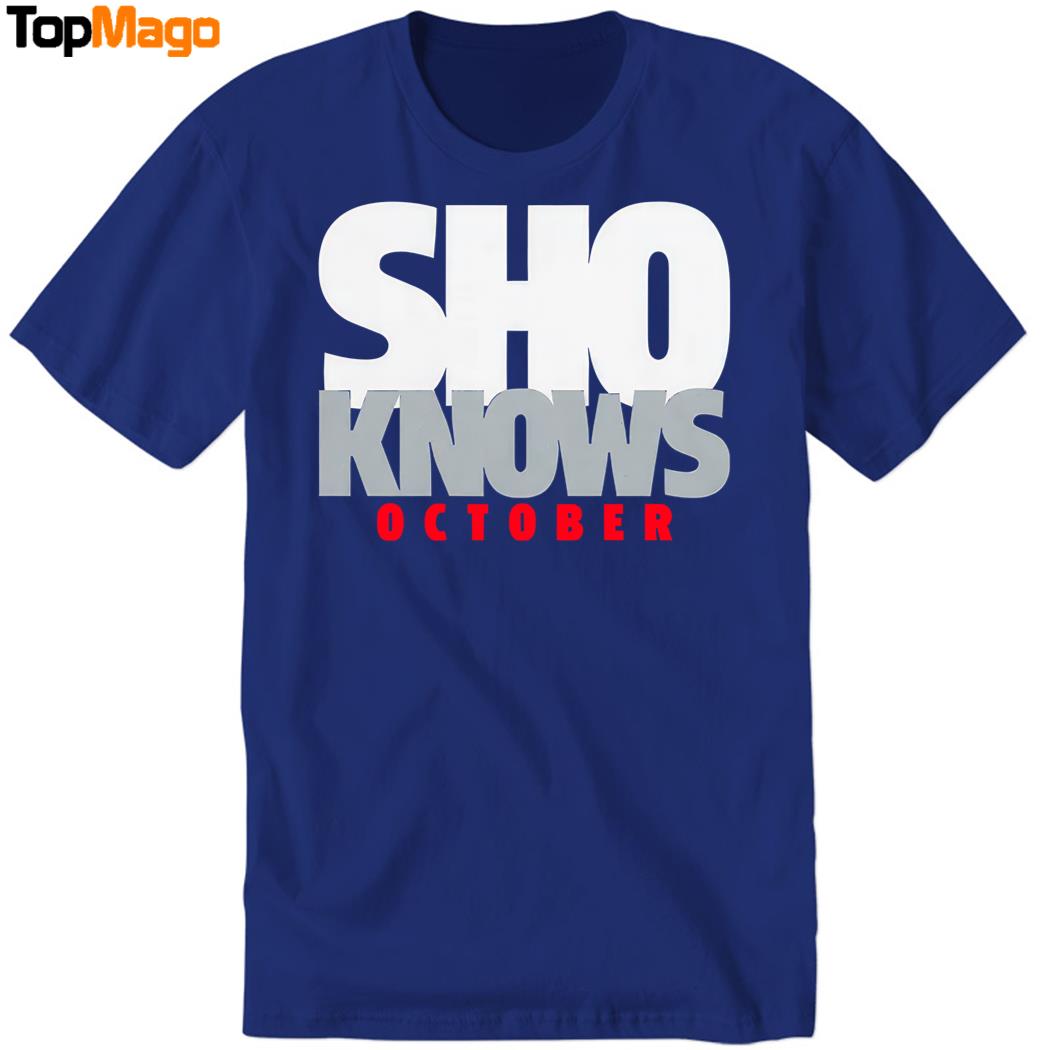 Sho Knows October Shohei Ohtani T-Shirt