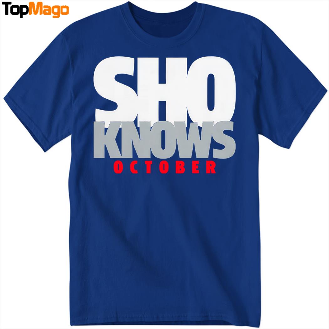 Sho Knows October Shohei Ohtani T-Shirt