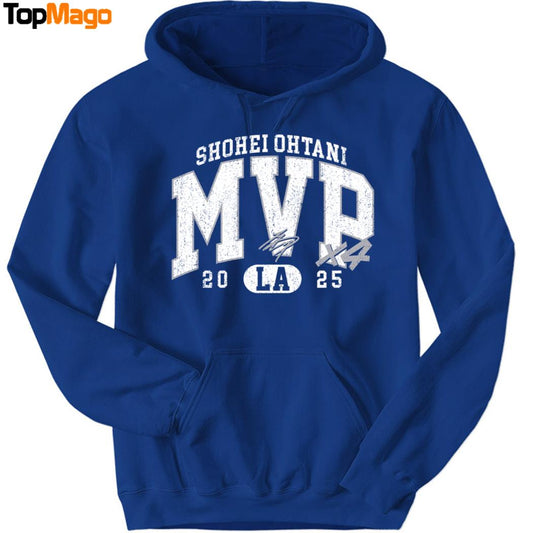 Shohei Ohtani 2025 MVP Hoodie, Premium SS T-Shirt, Long Sleeve Shirt
