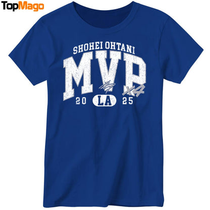 Shohei Ohtani 2025 MVP Hoodie, Premium SS T-Shirt, Long Sleeve Shirt