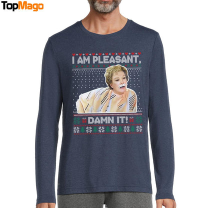 Steel Magnolias I Am Pleasant Damn It Christmas 2025 T-Shirt, Hoodie, Sweatshirt, Ladies Boyfriend Shirt