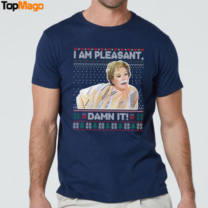 Steel Magnolias I Am Pleasant Damn It Christmas 2025 T-Shirt, Hoodie, Sweatshirt, Ladies Boyfriend Shirt