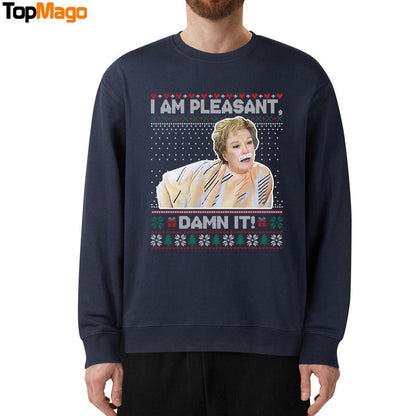 Steel Magnolias I Am Pleasant Damn It Christmas 2025 T-Shirt, Hoodie, Sweatshirt, Ladies Boyfriend Shirt